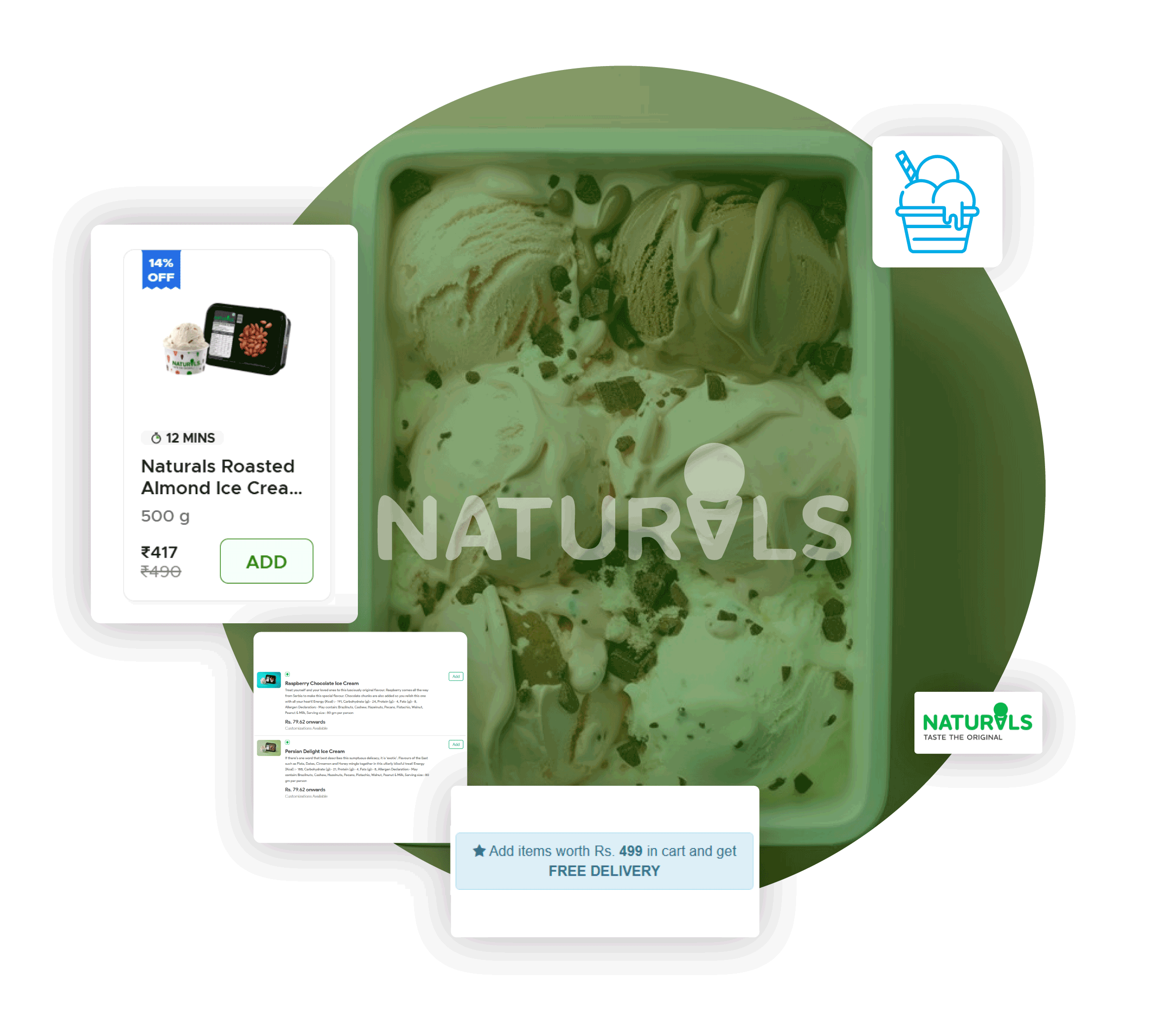 Scrape Q-commerce Natural Ice Cream Analytics for Demand Intelligence